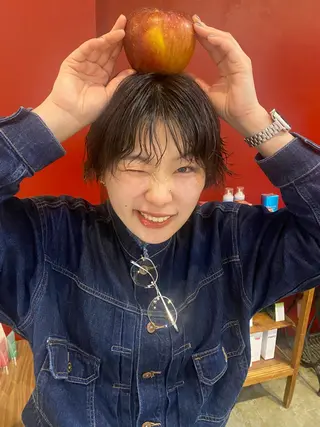 ショート パーマ 小日向 沙織のヘアスタイル