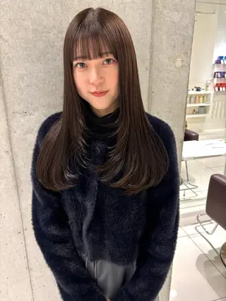 ロング カラー Miyu🎀レイヤー ／透明感カラー🪽のヘアスタイル