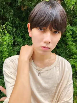 メンズ メンズ🍃ナチュラル 韓国風ヘアRENのヘアスタイル