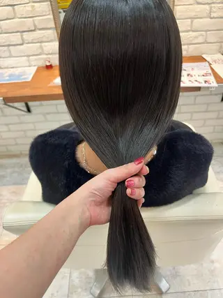 セミロング カラー ヘアアレンジ ブリーチなし/ レイヤー🌿runaのヘアスタイル