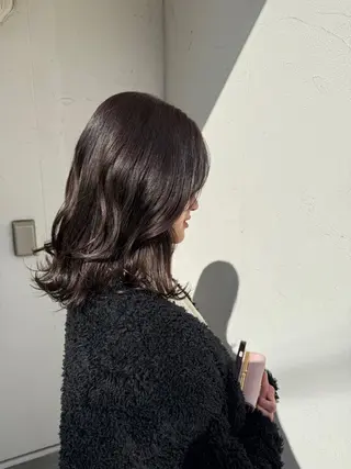 セミロング 高村 りなのヘアスタイル