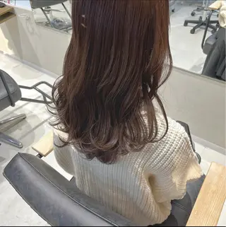セミロング 似合わせ＋韓国カット ニシヤマ　マイのヘアスタイル