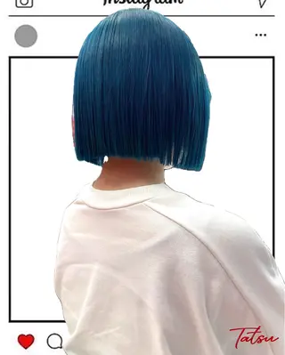 ショート カラー Tatsu/newi 大分 ハイトーンのヘアスタイル