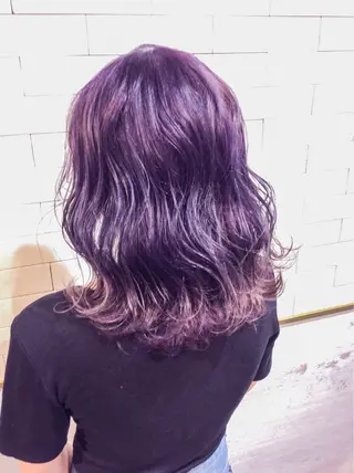 ミディアム カラー レイヤーカット× 髪質改善たもりのヘアスタイル