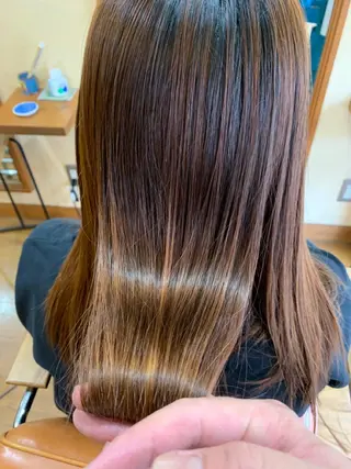 ロング 福田 竜士のヘアスタイル