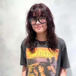 パーマ デザインカラー/パー マ🦖外岡咲希🦖のヘアスタイル