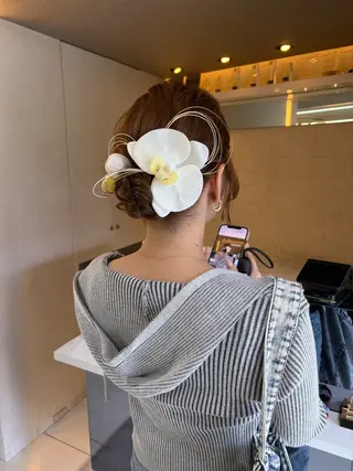 ヘアアレンジ ヘアセット／眉毛カッ ト/Nana〻のヘアスタイル