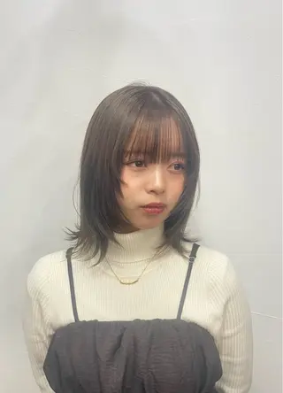 ミディアム カラー NiL所属・藤浪 駿のヘアスタイル