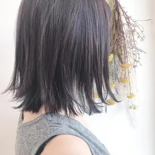 ミディアム カラー 似合わせ レイヤー須川のヘアスタイル