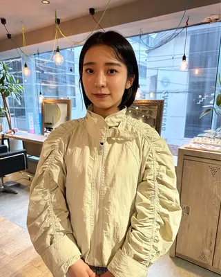 ショート 美髪・シールエクステ ホソタニリョウコのヘアスタイル