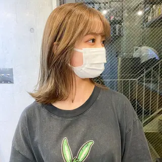 ミディアム カラー 大宮 / ボブ特化 永井竜也のヘアスタイル