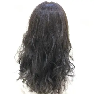 ロング カラー パーマ freelance美容師所属・迷った時見てください 林 祥平のヘアスタイル