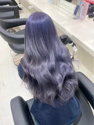 ロング カラー 暗め🩶寒色🩶 お洒落に✨/円香のヘアスタイル