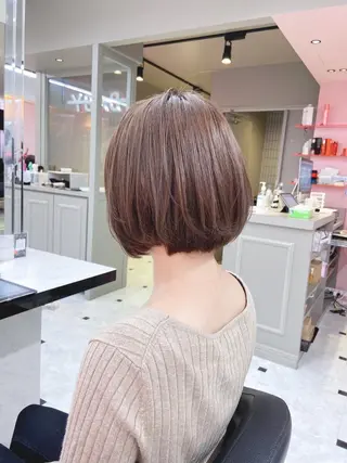 ショート カラー ヘアアレンジ 💖うる艶カラー💖 モデル募集💖のヘアスタイル