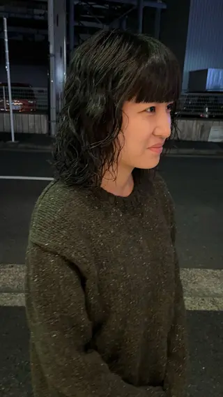 パーマ 安藤 琢真のヘアスタイル
