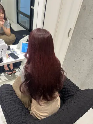 ロング カラー りおな/エクステ /ミルクティーカラーのヘアスタイル