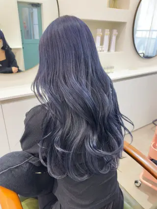 ロング カラー レイヤー/透明感 カラー/いいぬまみかのヘアスタイル