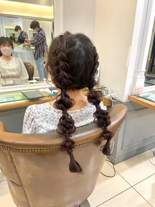 ロング ヘアアレンジ 🫧 nanaco🫧のヘアスタイル