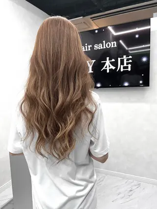 ロング カラー ヘアアレンジ 🎨カラー満足度 500%💫ヅル💫のヘアスタイル