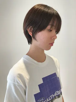 ショート 韓国レイヤー/ショー ト/nodokaのヘアスタイル