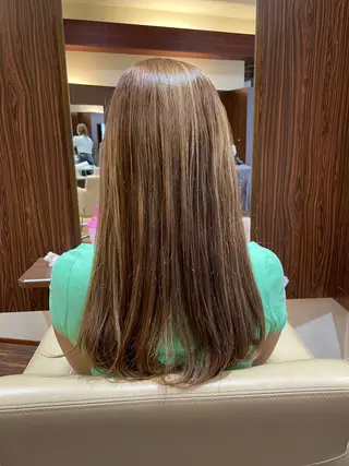 ロング カラー 金子 珠梨のヘアスタイル