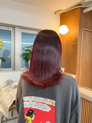 セミロング 🌙透明感カラー✖︎ カンナ🌙のヘアスタイル