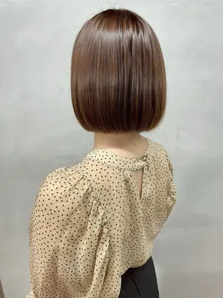 ショート カラー 女性リピ90%🍨 🩷佐藤みずきのヘアスタイル