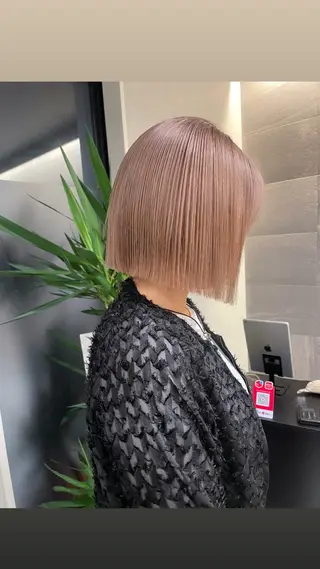 ショート カラー 透明カラー/レイヤー misaki °*のヘアスタイル