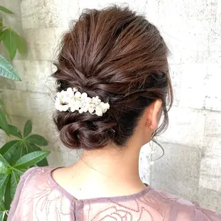 セミロング ヘアアレンジ 🍒中川葵久美🍒 メンズ/パーマのヘアスタイル