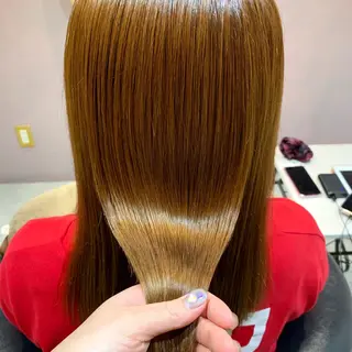 セミロング パーマ SALOWIN京都河原町suite店所属・うる艶カラー/ 髪質改善/arisaのヘアスタイル