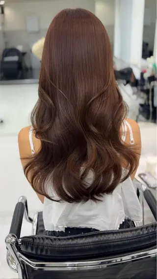 ロング 長谷川 蒼真のヘアスタイル