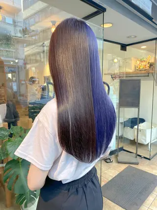 ロング カラー Joule銀座 石山あやのヘアスタイル