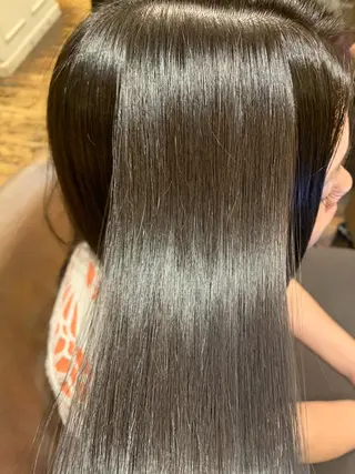 セミロング カラー ヘアアレンジ la fith所属・rico_by ヘアとアイブロウのヘアスタイル