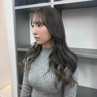 セミロング カラー ✨うる艶/ブリーチ✨ 𝓡𝒖𝓷𝐚💋のヘアスタイル