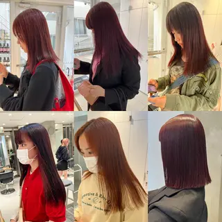 ロング カラー ヘアアレンジ stylist ◎RUKI.のヘアスタイル