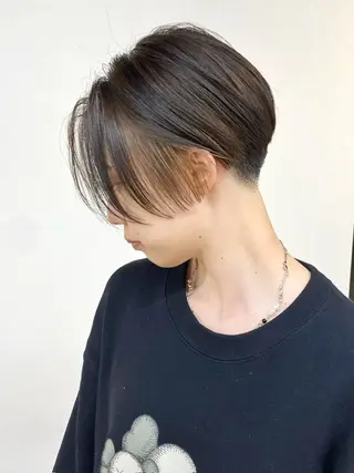 ショート ショート/ハイライト /白髪ぼかし🌿松本のヘアスタイル