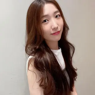 ミディアム パーマ 小野寺瑞希 /最小顔カットのヘアスタイル