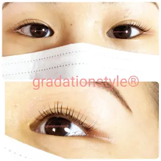 マツエク・マツパ アイブロウ 🎼グラデーション スタイル札幌♫*⁠✧のマツエク・マツパデザイン