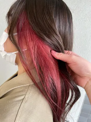ロング カラー 北本 まどかのヘアスタイル
