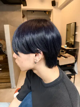 カラー メンズ 高石 乃愛のヘアスタイル