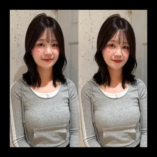 ミディアム カラー mai / linoah˚✧のヘアスタイル