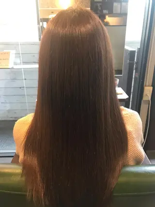 セミロング カラー パーマ 代官山/恵比寿所属・髪質改善/縮毛矯正 専門 代官山/恵比寿のヘアスタイル