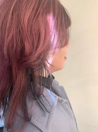 セミロング カラー DiMPlE  ディンプル所属・🌸スタイリスト 山浦美恵のヘアスタイル