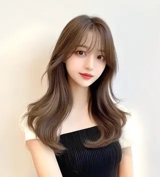 ロング 透明感カラー ふうか　渋谷のヘアスタイル