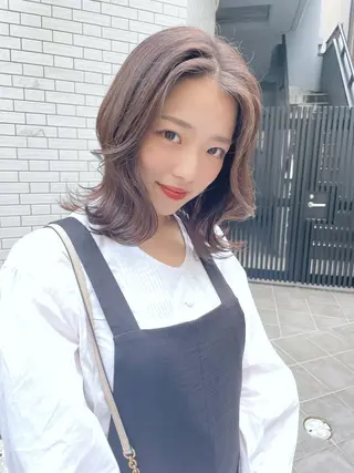 ミディアム 🍨モテベージュ🩰 miraiのヘアスタイル