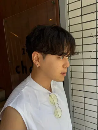 パーマ メンズ ボブ、メンズカット/ Tamakiのヘアスタイル