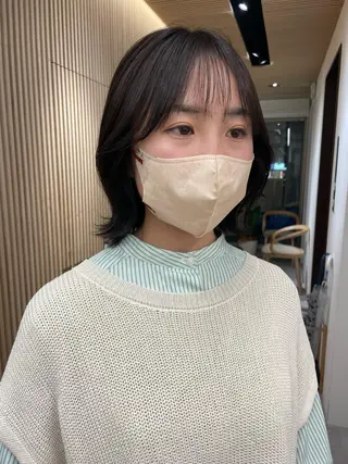 ショート レイヤー縮毛矯正 ささきすずね💗のヘアスタイル