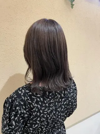 ミディアム カラー シャドールーツ美容師 篠原康太のヘアスタイル