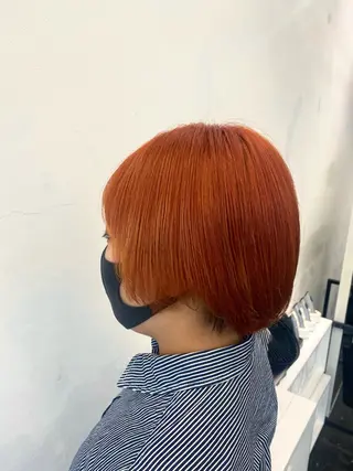 ショート カラー 🎀ツヤ髪韓国網紅 ヘアミカ🎀のヘアスタイル