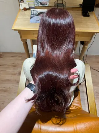 ロング カラー little lulu 梅田所属・高橋 さやかのヘアスタイル